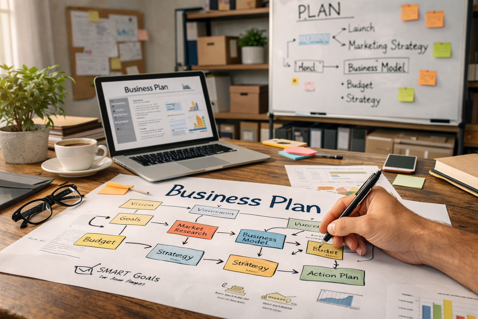 10 Essential Steps to Plan a Successful Small Business Starting a business without a solid plan is like building a house without a blueprint. You might get something up and running, but it likely won’t be stable or sustainable. Planning doesn't need to be complicated, but it does need to be intentional. In this article, you'll discover ten clear steps that will help you build a strong foundation for your small business. 1. Define Your Business Vision and Mission Your vision is where you want your business to go in the future, while your mission is what you do today to get there. Vision Example: “To become the go-to provider of healthy meal prep services in my city.” Mission Example: “We provide affordable, nutritious, and ready-to-eat meals for busy professionals.” These statements help you stay focused and guide decision-making as your business grows. 2. Identify and Understand Your Target Audience You need to know exactly who you're serving before you can create products, marketing campaigns, or even a logo. Ask yourself: What problems does my audience face? What are their interests and behaviors? Where do they spend time online and offline? What motivates them to buy? Creating a detailed customer persona (fictional profile of your ideal customer) is a powerful way to clarify your audience. 3. Research Your Market and Competitors Good planning involves knowing what already exists and how your business can stand out. Look at competitors in your area or niche. Identify what they’re doing well and where they’re lacking. Read reviews of similar businesses to see what customers love or dislike. Use tools like Google Trends, Ubersuggest, or AnswerThePublic to understand market interest. This step will help you position your business strategically. 4. Choose a Business Model That Fits You Your business model is how your business will generate revenue. Some popular models for small businesses include: Selling physical products (retail or e-commerce) Providing a service (consulting, coaching, freelancing) Subscription models (monthly boxes, memberships) Digital products (courses, ebooks, templates) Affiliate marketing Choose a model that aligns with your strengths, budget, and time availability. 5. Create a Simple Business Plan You don’t need a 40-page formal plan to succeed, but outlining the key components is critical. Here’s what to include: Your product/service Your customer and market How you’ll sell and market Startup costs and funding plan Revenue goals and pricing Short and long-term milestones Even a one-page plan is better than no plan. 6. Estimate Startup Costs and Set a Budget Avoid surprises by calculating the basic costs of starting your business. Consider: Website and domain Product inventory or supplies Business licenses and permits Branding and design (logo, packaging, etc.) Marketing tools or ads Equipment or software Set a realistic budget and track every expense from day one. 7. Register Your Business and Take Care of Legal Basics The legal setup depends on your country and business type, but here are some general steps: Choose a business name and check availability Register your business (LLC, sole proprietorship, etc.) Get an EIN or tax number (if applicable) Open a business bank account Understand local regulations, permits, or licenses Keeping this clean from the start helps avoid problems down the road. 8. Set SMART Goals for the First Year SMART goals are: Specific Measurable Achievable Realistic Time-bound Examples: “Get 50 paying clients within the first 6 months” “Reach $10,000 in revenue by the end of year one” Tracking progress gives you motivation and direction. 9. Develop Your Branding and Online Presence Your brand is more than your logo — it’s how people perceive you. Think about: Business name and logo Color palette and typography Tone of voice and messaging Website or landing page Social media profiles Make it easy for customers to find you and remember you. 10. Build a Marketing Strategy Even the best product won’t sell without marketing. Outline how you plan to reach your target audience: Organic marketing (social media, SEO, blog posts) Paid ads (Facebook Ads, Google Ads, etc.) Email marketing Word of mouth or referral programs Collaborations and partnerships Focus on just 1–2 marketing channels in the beginning to avoid overwhelm. Bonus Tip: Be Ready to Adapt Even the most well-thought-out business plans need to evolve. Pay attention to: Customer feedback Market trends What's working (and what’s not) Flexibility is key — don’t be afraid to pivot when necessary. Wrapping Up: Planning Is Your Superpower A solid business plan isn’t about perfection — it’s about preparation. It helps you avoid costly mistakes, stay focused, and build a business that can grow sustainably. Remember: success doesn’t happen overnight. But with a clear plan, you’ll have a map to guide you forward — step by step.