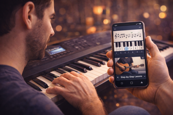 Aprenda a Tocar Teclado Pelo Aplicativo no Seu Celular