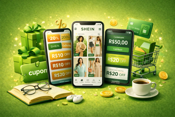 aplicativos para conseguir cupons e descontos na Shein
