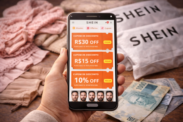 Como Conseguir CUPOM de Desconto de Graça na SHEIN